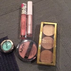 Assorted drugstore makeup